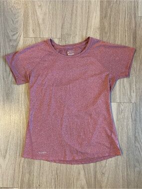 Eastern Mountain Sports Heathered Pink Short Sleeve Techwick Tee Women’s XS